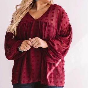 SOLD Babydoll Blouse